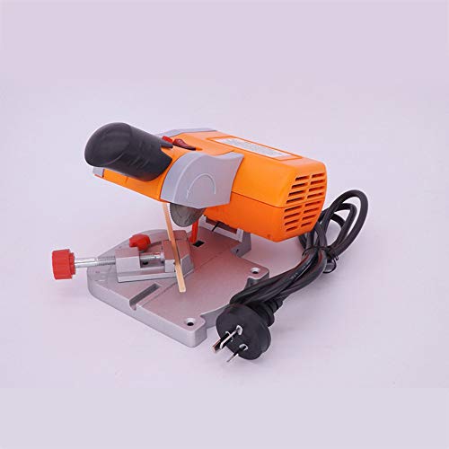 220V Table Machine de Découpe Banc Mini Cut-off 0-45 Scie À Onglets Lame En Acier 3/8"Pour couper En Métal Bois Plastique
