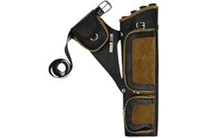 ‎ELTORO elToro Professioneller Seitenköcher aus Glatt- und Wildleder