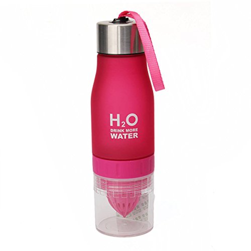OUTERDO 650ml Sports Früchte Trinkflasche Obst Getränk Infusion Wasserflasche 7 Farben - 2