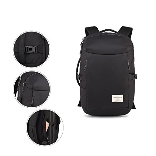 SymbolLife business rucksack mit Wasserdicht 600D Material Laptoprucksack Reisetasche Flugzugelassenes Backpack für 33 x 20 x 49cm - 4