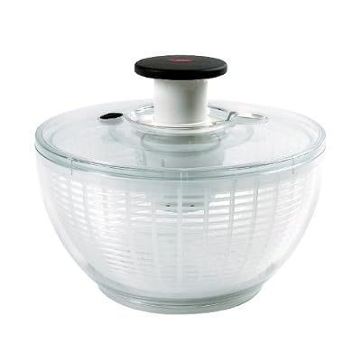 Oxo 1102100 Mini Essoreuse à Salade Diam 20 cm Transparente