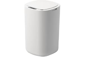 Kirdume cuisine | Poubelle anti-odeurs 12 litres avec couvercle - Grandes poubelles pour cuisine, salon, bureaux, chambre, salle bain, salle à manger
