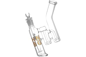 HNBG Heisenberg Glasbong Gold Triple Double Bubble - Fischietto con percolatore
