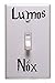 Price comparison product image Harry Potter Lumos Nox Light Switch Decal Sticker blackx1