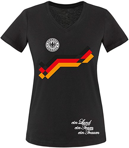 Luckja EM 2016 Deutschland Trikot Wunschname und Wunschnummer Damen T-Shirt