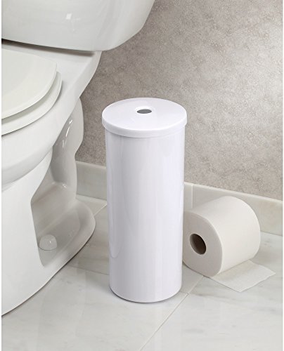 InterDesign 93250EU Una Ersatzrollenhalter für Toilettenpapier, weiß - 3