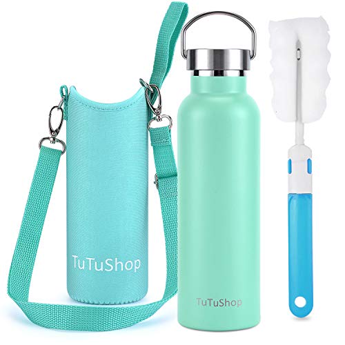 TuTuShop Stainless Steel Water Bottle Vacuum Insulated Bottles—12 Hours Hot/24 Hours Cold,600ml La TuTuShop Stainless Steel Water Bottle Vacuum Insulated Bottles—12 Hours Hot/24 Hours Cold,600ml La
