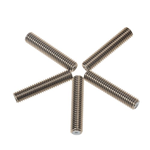 Wisamic 5PCS Barrel M6 X 30 Teflon Düse Throat für MK8 Tube Makerbot 3D Drucker Extruder Hot End - 2