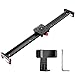 Produktbild K&F Concept 31.5''/80cm Kamera Video Slider Track Dolly kameraschiene Videoschiene Stabilisator mit Handyhalterung 4 Lager Tragetasche für DSLR Kamera DV Video Camcorder Film Fotografie