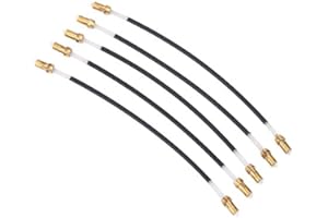 Bnineteenteam 5 Stücke 3/4 4/4 Violine Saitenhalter Darmschnur Violine Schwanz Violine Geige Schwanz Darm Ersatz Schwarz