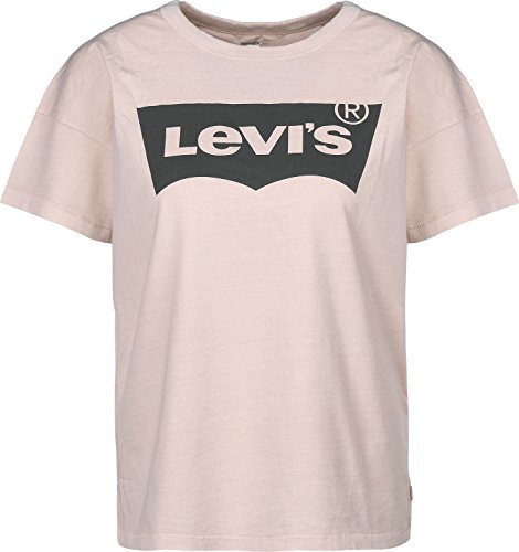 Levi's Damen T-Shirt the Authentic Tee, Elfenbein (Authentic Better Batwing Mauve Chalk 16), Medium Levi's Damen T-Shirt the Authentic Tee, Elfenbein (Authentic Better Batwing Mauve Chalk 16), Medium