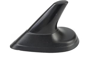 Asudaro antena samochodowa osłona płetwy rekina, antena dachowa samochodu, kształt płetwy rekina, antena samochodowa, rekin w stylu płetwy, kompatybilna z SAAB 9-3 9-5 93 95 AERO Shark Fin, czarna