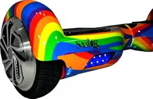 Sailor 2 Wheels Hoverboard for Kids & Adults with 6 Months Warranty-Chrome(SBW666SR)