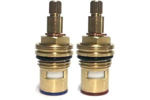 TAP MAGICIAN Paini Cartouches de robinet à disque en céramique de remplacement Compatible Vannes quart de tour inserts presse-étoupe 1,3 cm X 20 cannelures