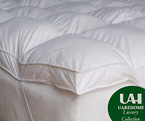 New 10,2 cm (10 cm) Tief Matratzenauflage, Box genäht, elastische Ecken Perfekte Passform, 230tc Cover, Ultralite Mikrofaser alle Größen, Super King