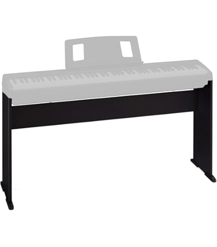Penypeal L85 Toetsenbordstandaard voor Volwassenen Compatibel met Yamaha P71//P45/P-125/P-128/P35 Toetsenbord, Houten, Zwart