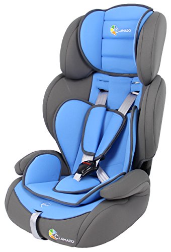 Clamaro „Guardian 2017“ Kinderautositz 9-36 kg 1-12 Jahre Gruppe 1/2/3, ECE R44/04, verstellbarer und mitwachsender Autokindersitz - 2