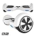 Produktbild MARKBOARD 6,5zoll Hoverboard Elektro Scooter Selfbalance Scooter für Kinder, 700W Motor (6,5weiß)