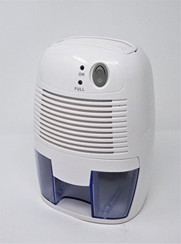 Aironic (TM) White Mini Portable Air Dehumidifier with 500 mililitre Tank