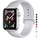 Price comparison product image iBander Sport Strap Compatible with Apple Watch 44m 42mm, Soft Silicone Replacement Straps for iWatch Series 4,Series 3, Series 2, Series 1 S/M M/L