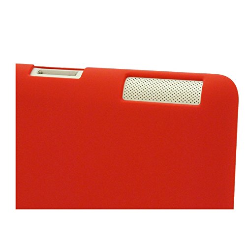 Khomo iPad 2, iPad 3, iPad 4 Retina Hülle Case Rot Rotes Gehäuse mit doppelten Schutz ultra dünn und leicht, Smart Cover – Dual Red - 3