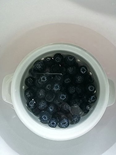 YoHom Seiher Klein Keramik Porzellan Colander Küche Sieb Schüssel für Gemüse Obst Küche Werkzeug, klein, weiß - 4