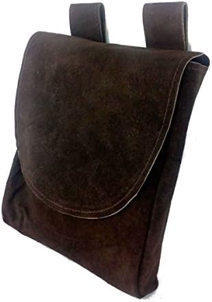 LARP-Brown-Leather-Pouch-Cosplay-Reenactment-Medieval (Large)