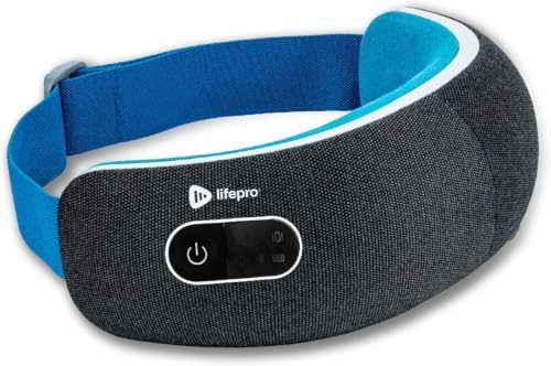 Lifepro Oculax Massaggiatore per Occhi con Calore e Vibrazione, Maschera Elettrica Pieghevole con Bluetooth per Emicranie, Occhi Secchi e Affaticamento, Migliora il Sonno – Regalo per Uomo e Donna