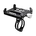 Produktbild VORCOOL Universal Bike Phone Halterung Halter Einstellbare Aluminiumlegierung Rahmen Fahrrad Mountainbike Lenker Halter Fit für iPhone X / 8/8/7/6 s Samsung Hinweis 8 S8 / 9/7 Nexus LG (Schwarz)