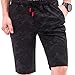Produktbild Shorts Herren Cargo LUCKYCAT Männer Camouflage Overalls Casual Pocket Strand Arbeit Lässige Hosen Shorts Hosen Shorts Hose Sommerhosen Pants Hosen Vatertag geschenk (M(AsianM=EUS), Schwarz)