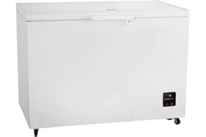 Gorenje FH30EAW Gefriertruhe/Höhe 111,4 cm/Gefrieren 297L/ LED Beleuchtung/Mit Hochleistungsrollen/FastFreeze/Sicherheitsschloss, Weiß