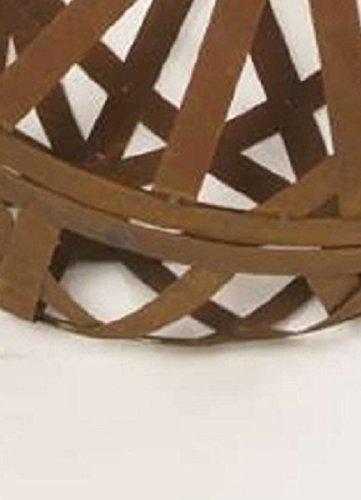 Edelrost Metallbandkugel zum Öffnen geeignet 30cm - 2