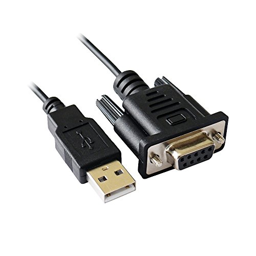1 m USB zu RS232 Seriell 9 Pin DB9 RS-232 Buchse Konverter Adapter Kabel für Windows 98SE/ME/2000/XP/Vista/7/8/10