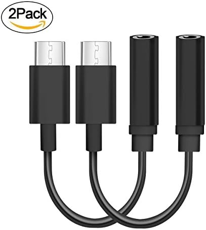 WONSAMAM Type C to USB C, 3.5mm Headphone Audio Cable Splitter Converter Adapter with Type C Charging Port for Huawei P20 P10 Mate 10 Pro Xiaomi 6 LS 8 Letv