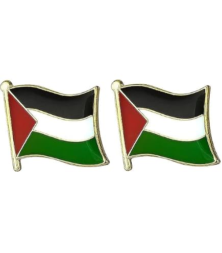 Palestine Flag Pin – National Badge Metal Lapel Pin For Backpack, Hat, Vest, Or Button 8 thumbnail image