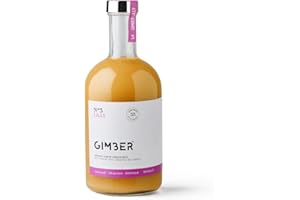 GIMBER N°3 700 ml Lilly – Concentrato di zenzero biologico | Concentrato analcolico di zenzero, frutto della passione, ananas e curcuma | Essenza premium per bevande, cocktail, cocktail e analcolici