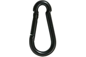 SBS Karabińczyk 5 x 50 mm | 10 sztuk | stal czarna | karabińczyk DIN 5299 | karabinek strażacki