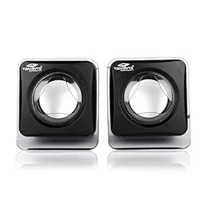 TERA BYTE 2021 2 Watt 2.0 Channel USB Speaker (Black)