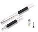 Produktbild everything4less-uk – FiberMesh 2 in 1 Universal Mini von Disc Fine Point Stylus Eingabestift für iPhone 6, 6 Plus, 5S, 5, 4S, 4, iPad 4, 3,2,1, iPad Air, iPad Air 2, iPad Mini, Mini 2, Mini 3, Samsung Galaxy Tab 2, Tab 3, Tab 4, Tab A, Samsung Galaxy S2, S3, S4, S5, S6, S6 Edge, Mini, Handys, LG G3, G4, HTC One Mini, M7, M8, M9, Sony Xperia Z1, Z2, 23, Compact, Blackberry, Nokia, GPS Sat Nav und andere Touchscreen Geräte + je 1 Extra auswechselbare Cap Abdeckung