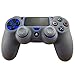Produktbild Pandaren® Silikon hülle skin Schutzhülle für PS4 controller (grau) x 1 + thumb grip aufsätze x 2
