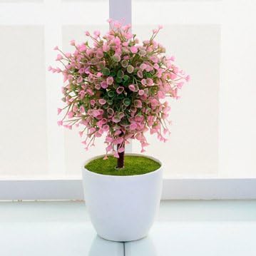 THWS Emulation Sakura potted plants Flower Snow cherry blossoms home K