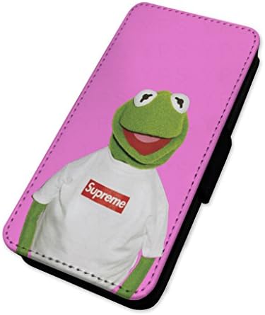 FUNNY KERMIT FROG SKATER - FLIP PHONE CASE WALLET COVER CARD HOLDER