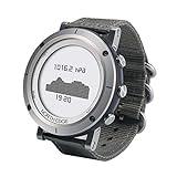 Easy Go Shopping Männer Fashion Professional Woven Uhrenarmbänder Outdoor Sport Wasserdichte Smart Digital Watch Unterstützung Barometer & Pulsmesser