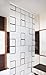 Produktbild HALB-KASSETTEN DUSCHROLLO 140 cm BREIT MODELL QUADRO DUSCHVORHANG GRAU WEISS SCHWARZ! SHOWER ROLLO CURTAIN