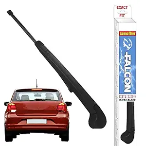 CAMOFLEX Rear Wiper ARM Blade Assy for VW Polo 10001649 Will Perfectly FIT .The Wiper Blade is Coated with TEFLONE Nano Particles to Ensure A Smoother Wipe During Rains