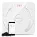 Produktbild MIGICSHOW Personenwaage, Bluetooth Körperfettwaage 30x30CM Digitalwaage Mit APP Körperwaage Gewichtswaage Für Gewicht, BMR, Körperfeuchtigkeit,  BMI Daten usw Inkl. Maßband