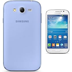 Moozy® más Delgado del Mundo ultra super slim funda / cover de silicona prima para Samsung i9080 i9060 Galaxy Grand Neo, Azul Transparente