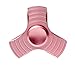 Produktbild EVST Metal Tri Fidget Hand Spinner Stress Reducer Durable EDC Kids Youngsters Adults Toy Super Long Spinner Time Great For ADHD Anxiety Autism (dia. 6cm) (Rose Gold)