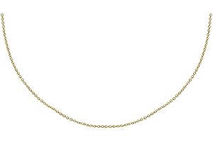 LES POULETTES BIJOUX - Chaine en Plaqué Or 1mm Maille Ronde 3 Tailles