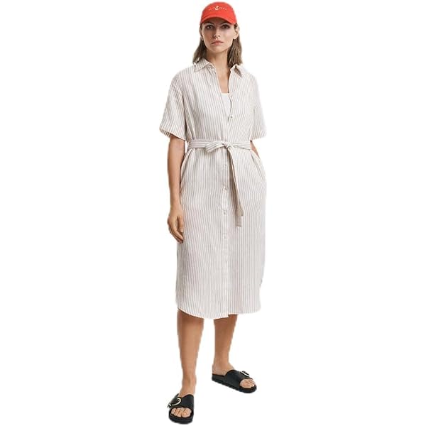 gant open knit rugger dress Striped Rib Knit Short Sleeve Rugger Dress